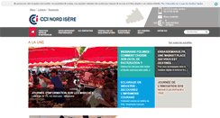 Desktop Screenshot of ccinordisere.fr